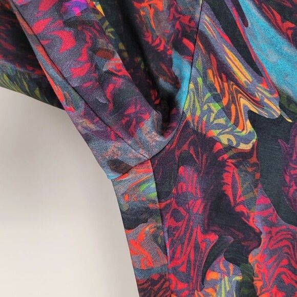 Soft Surroundings Size L Abstract Super Slim Buenaventura Leggings Multicolor - Picture 8 of 12